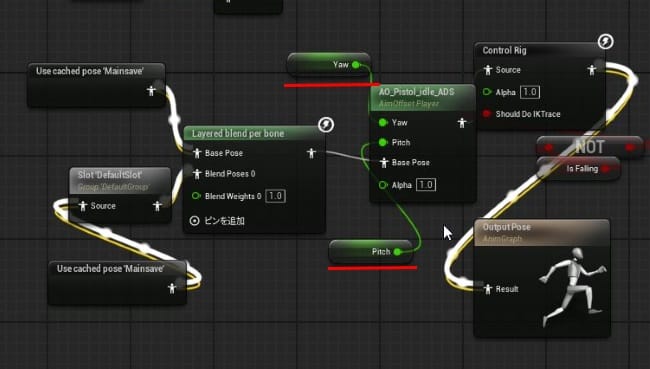 UE5のエイムオフセット